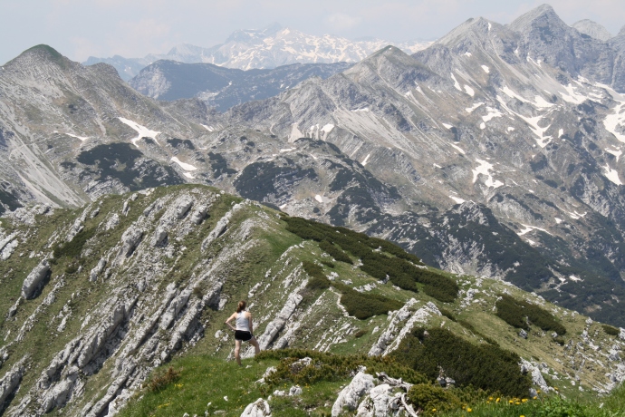 Perched in Slovenia's Julian Alps